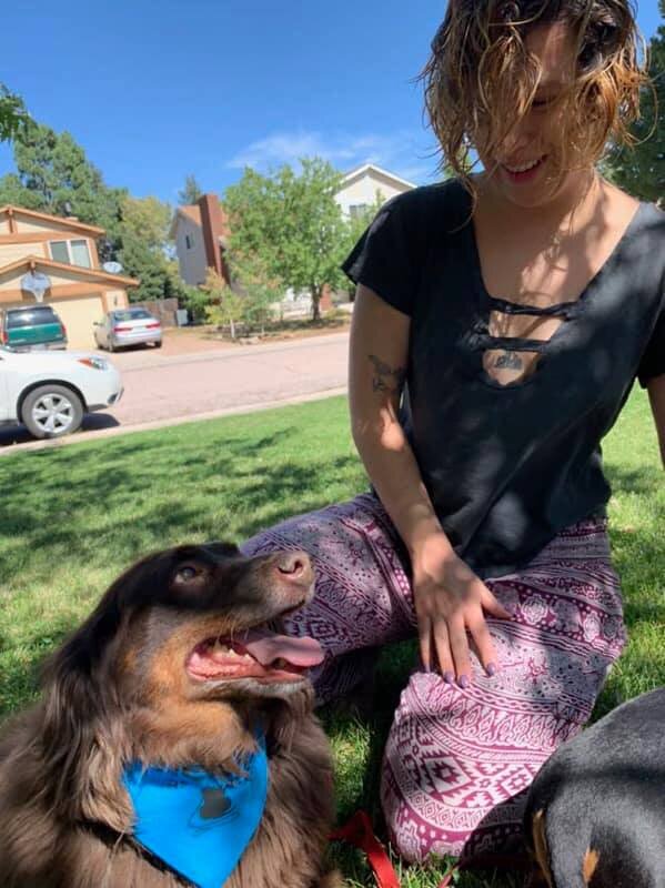 Herschel’s first mom loved him very much. Toward the end of her life she couldn’t give him exercise, but she could give him food. He weighed 43lbs (a dachshund!) when the family gave him to us after she died. He loved walks from the very minute we g…